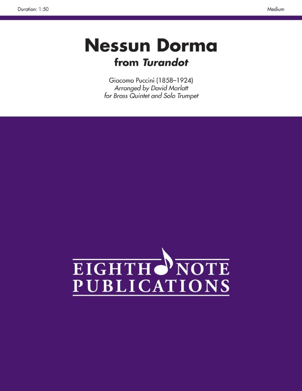 Nessun Dorma (From Turandot) Score & Parts