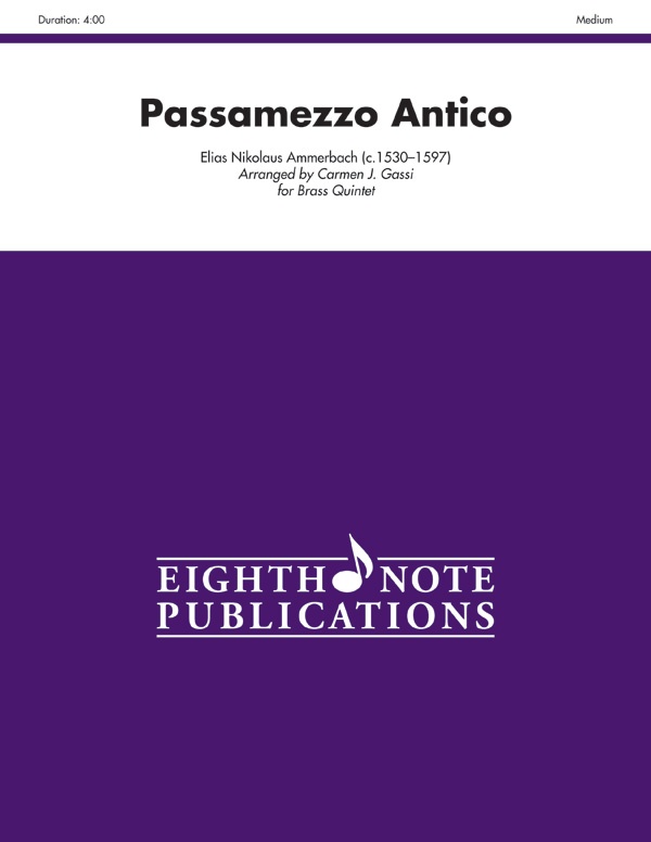 Passamezzo Antico Score & Parts