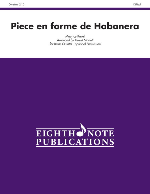 Piece En Forme De Habanera Score & Parts