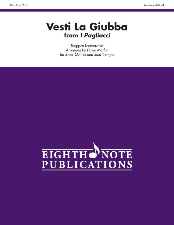 Vesti La Giubba (From I Pagliacci) Score & Parts