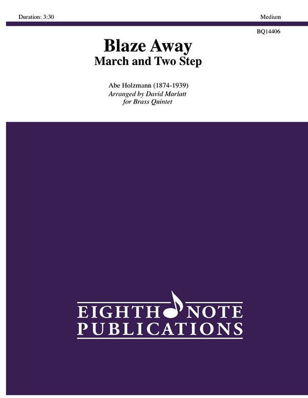 Blaze Away March And Two Step Score & Parts