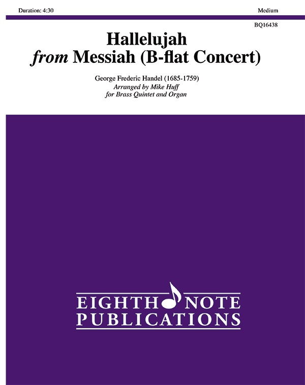 Hallelujah From Messiah (B-Flat Concert) Score & Parts