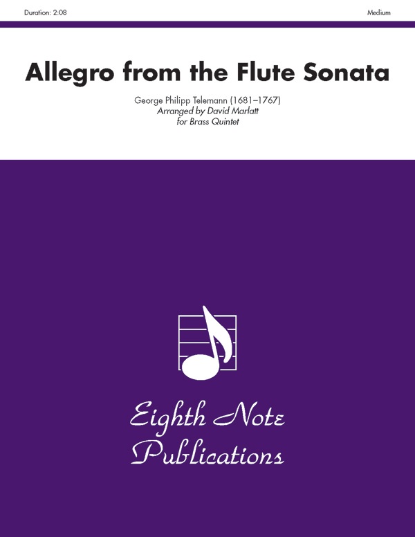 Allegro (From The Flute Sonata) Score & Parts