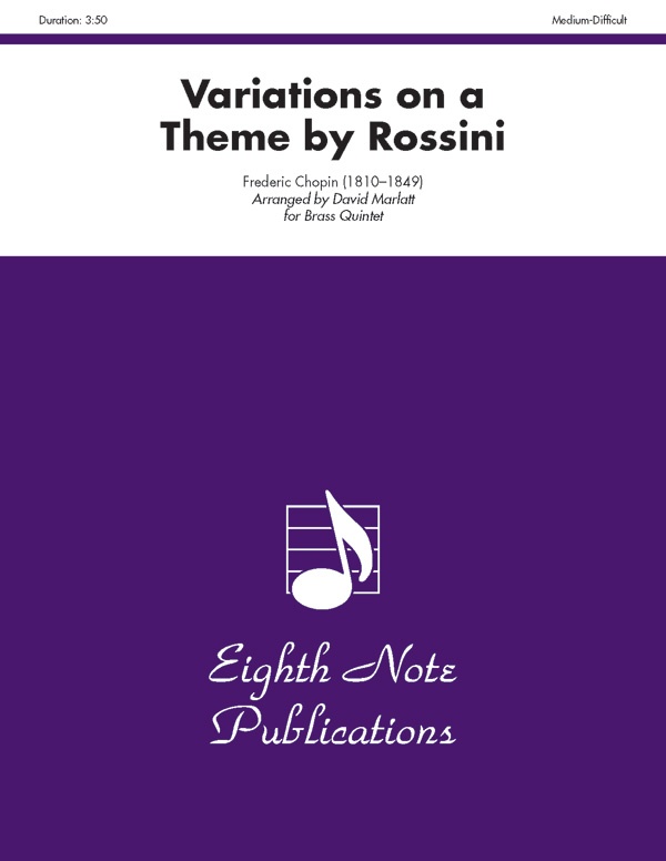 Variations On A Theme By Rossini Score & Parts