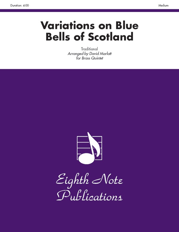 Variations On Blue Bells Of Scotland Trombone Feature Score & Parts