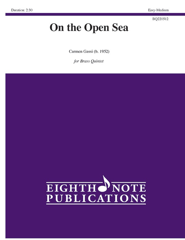 On The Open Sea Score & Parts