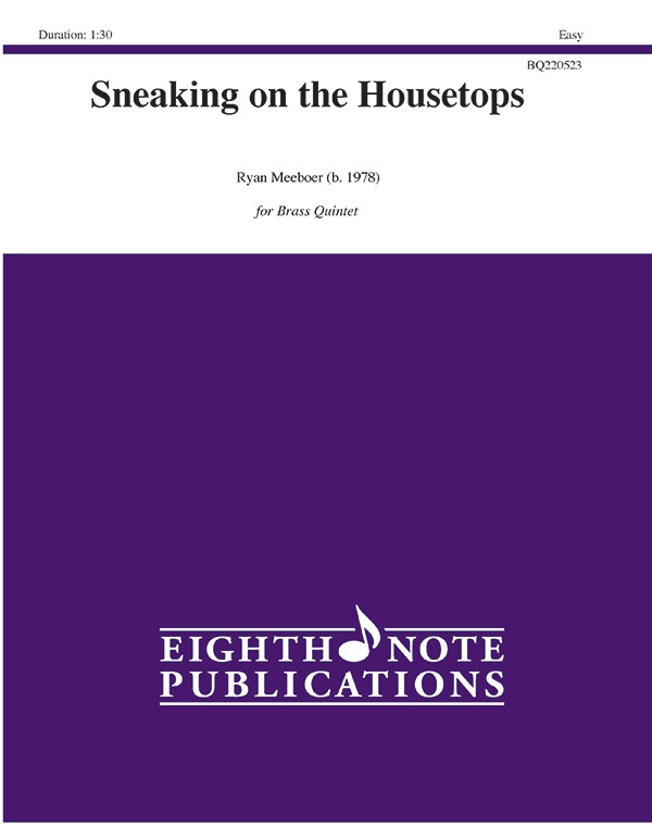 Sneaking On The Housetops Score & Parts