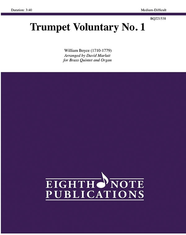 Trumpet Voluntary No. 1 Score & Parts
