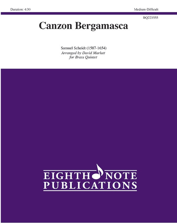 Canzon Bergamasca Score And Parts