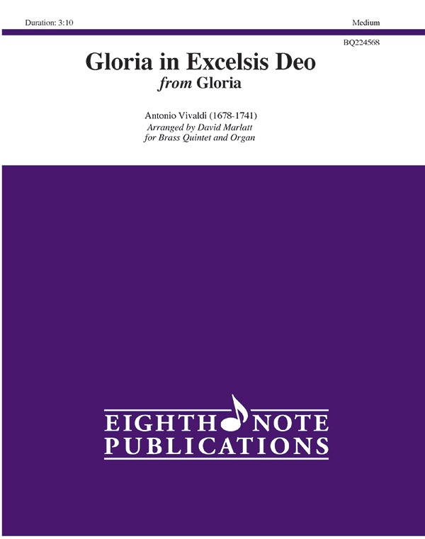 Gloria In Excelsis Deo From Gloria Conductor Score & Parts