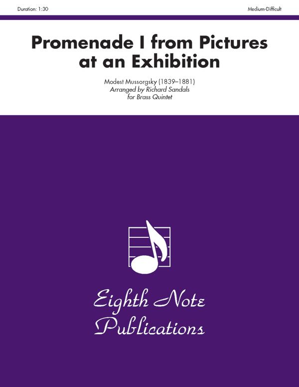 Promenade I (From Pictures At An Exhibition) Score & Parts