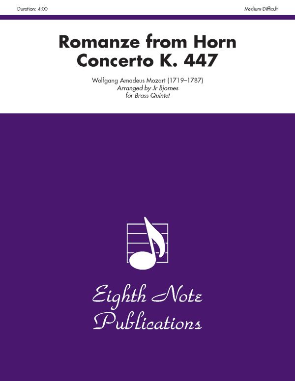 Romanze (From Horn Concerto, K. 447) F Horn Feature Score & Parts