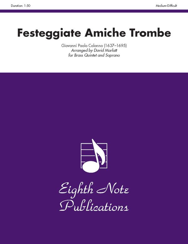 Festeggiate Amiche Trombe Score & Parts