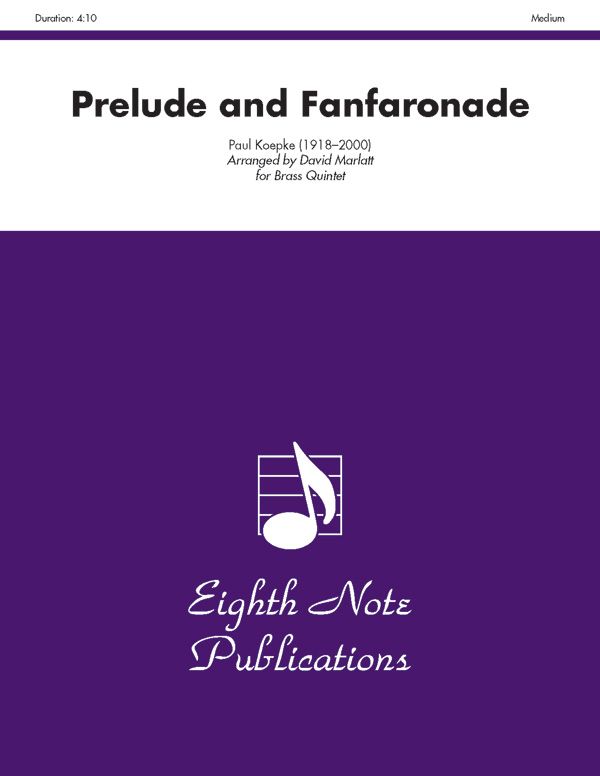 Prelude And Fanfaronade Trombone Feature Score & Parts