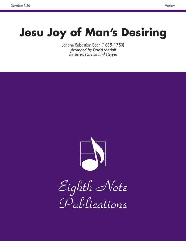 Jesu Joy Of Man's Desiring Score & Parts