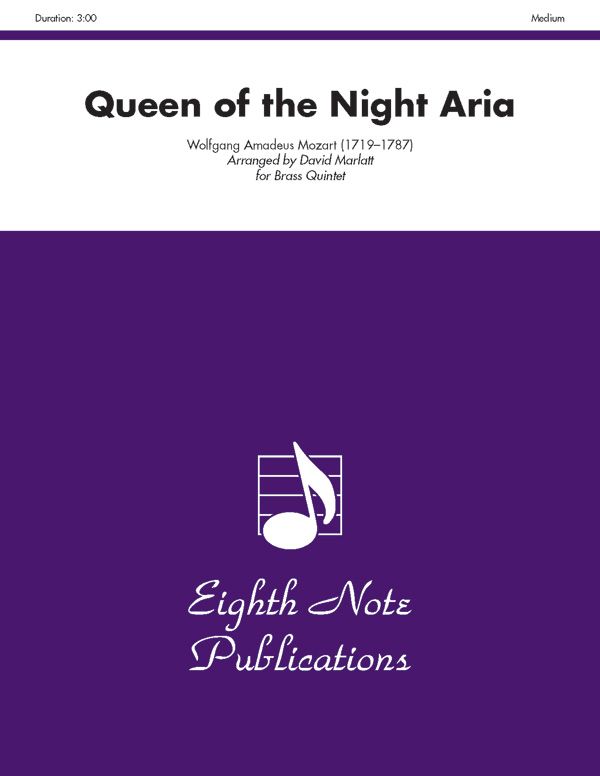 Queen Of The Night Aria Trumpet Feature Score & Parts