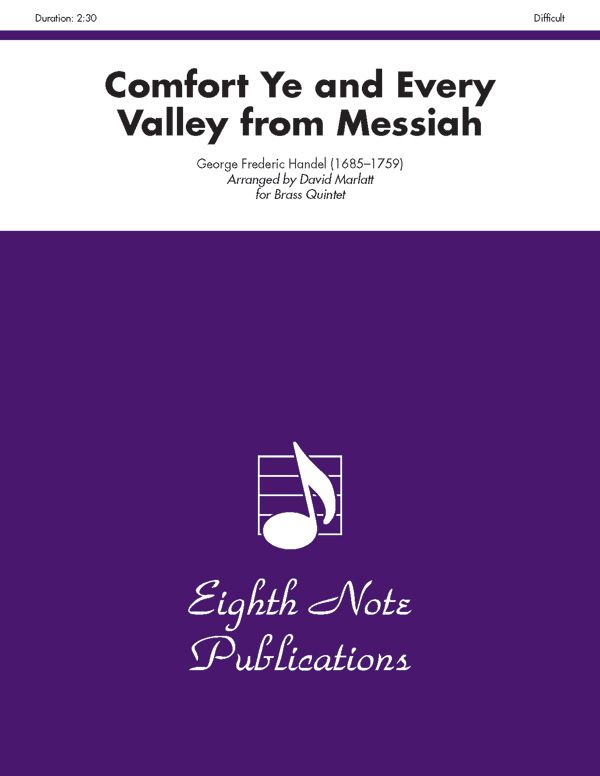 Comfort Ye And Every Valley (From Messiah) Trombone/Euphonium Feature Score & Parts