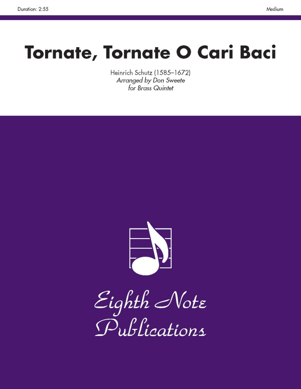 Tornate, Tornate O Cari Baci Score & Parts