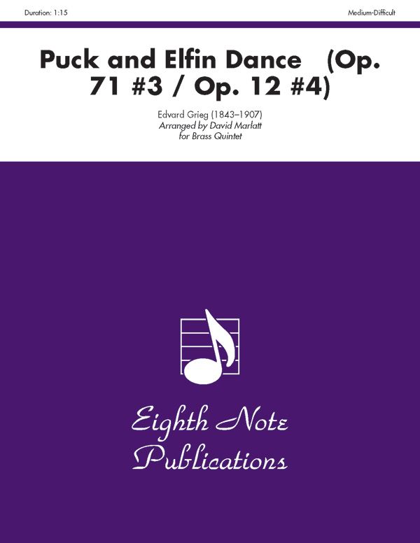 Puck And Elfin Dance (Opus 71 #3 / Opus 12 #4) Score & Parts