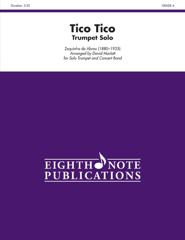 Tico Tico Trumpet Solo And Band Conductor Score & Parts