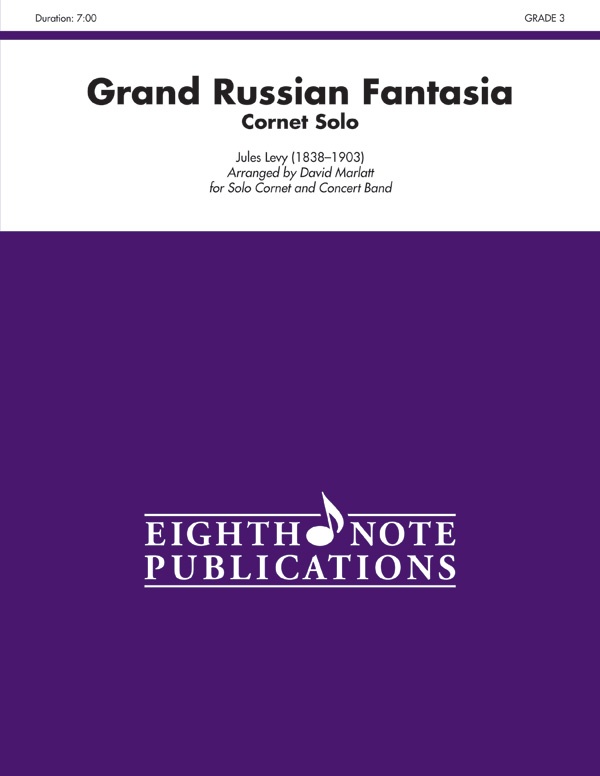 Grand Russian Fantasia Cornet Solo And Band Conductor Score & Parts