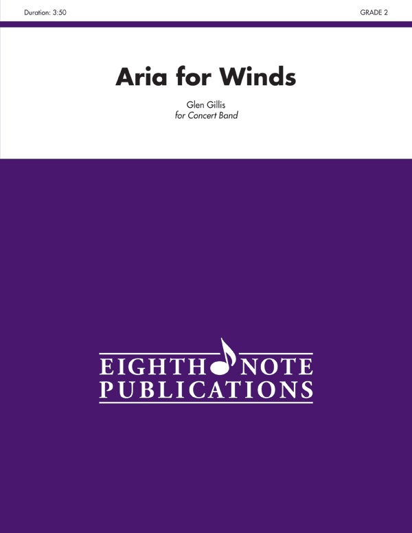 Aria For Winds Conductor Score & Parts