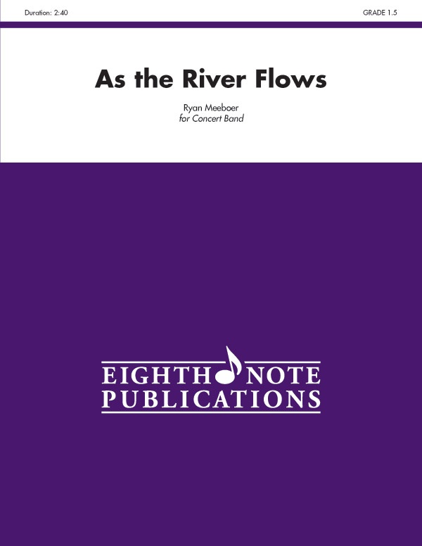 As The River Flows Conductor Score & Parts
