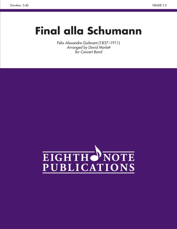 Final Alla Schumann, Opus 83 Conductor Score