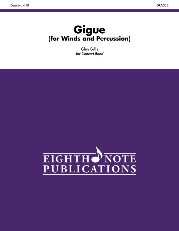 Gigue For Winds And Percussion Conductor Score & Parts