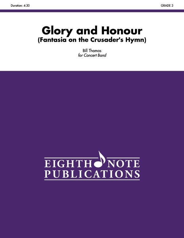 Glory And Honour Fantasia On The Crusader's Hymn Conductor Score & Parts