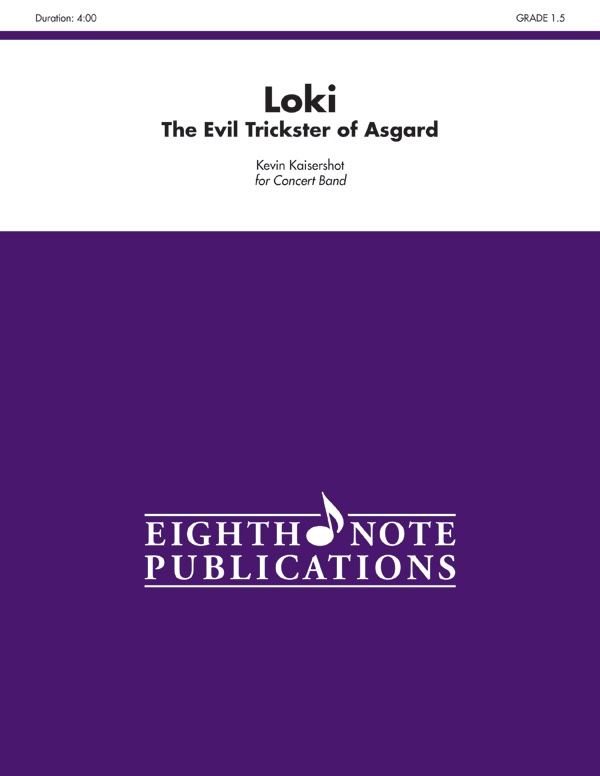 Loki The Evil Trickster Of Asgard Conductor Score