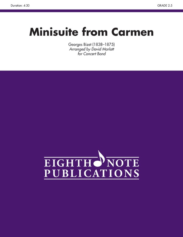 Minisuite From Carmen Conductor Score