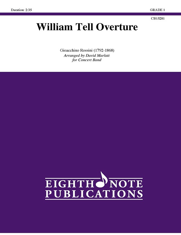 William Tell Overture Conductor Score & Parts