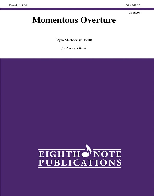 Momentous Overture Conductor Score & Parts