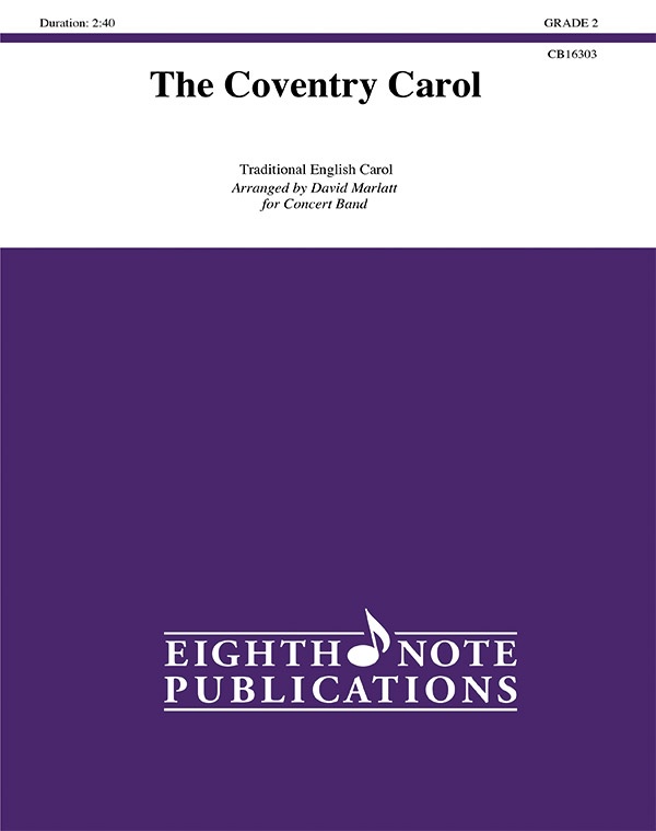 The Coventry Carol Conductor Score & Parts