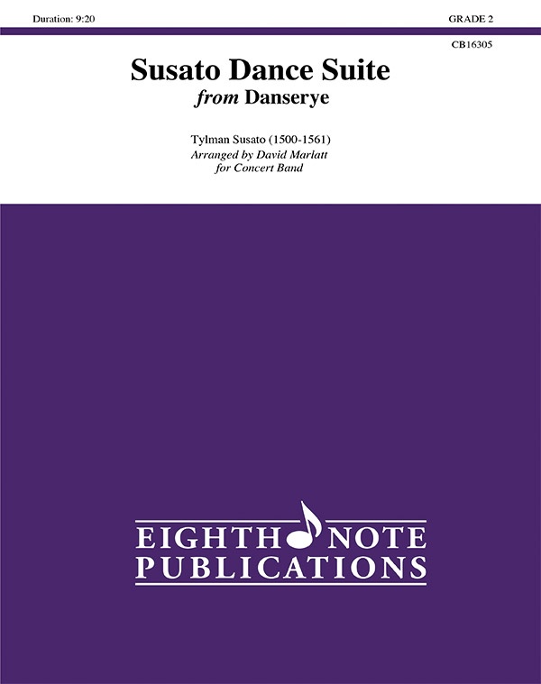 Three Susato Dances From The Danserye Conductor Score & Parts
