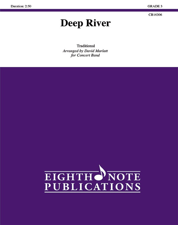 Deep River Flugel Horn Or Alto Saxophone Feature Conductor Score