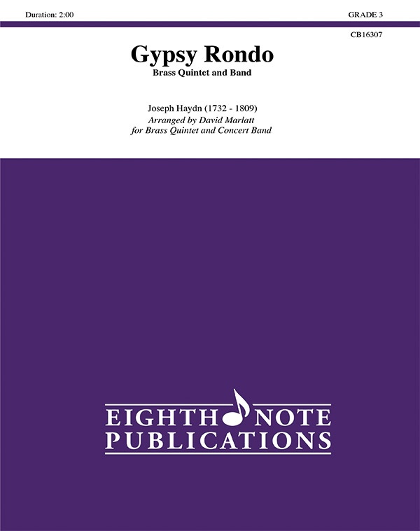 Gypsy Rondo Brass Quintet And Concert Band Conductor Score & Parts