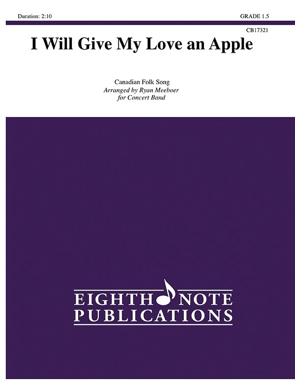 I Will Give My Love An Apple Conductor Score & Parts