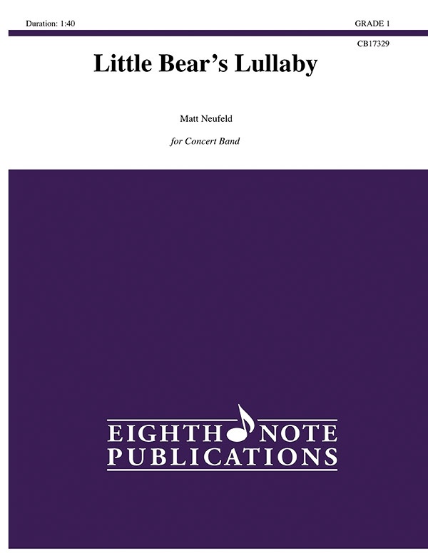 Little Bear's Lullaby Conductor Score & Parts