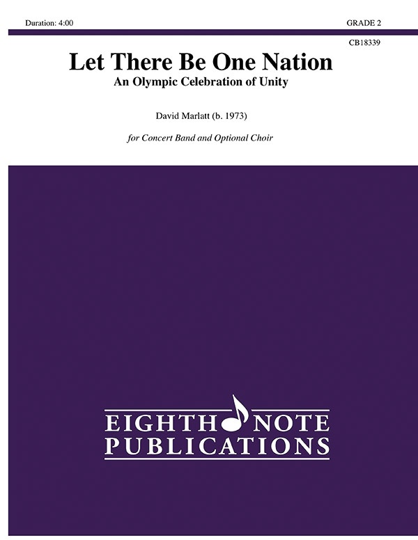 Let There Be One Nation An Olympic Celebration Of Unity Conductor Score & Parts