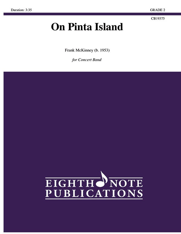 On Pinta Island Conductor Score & Parts