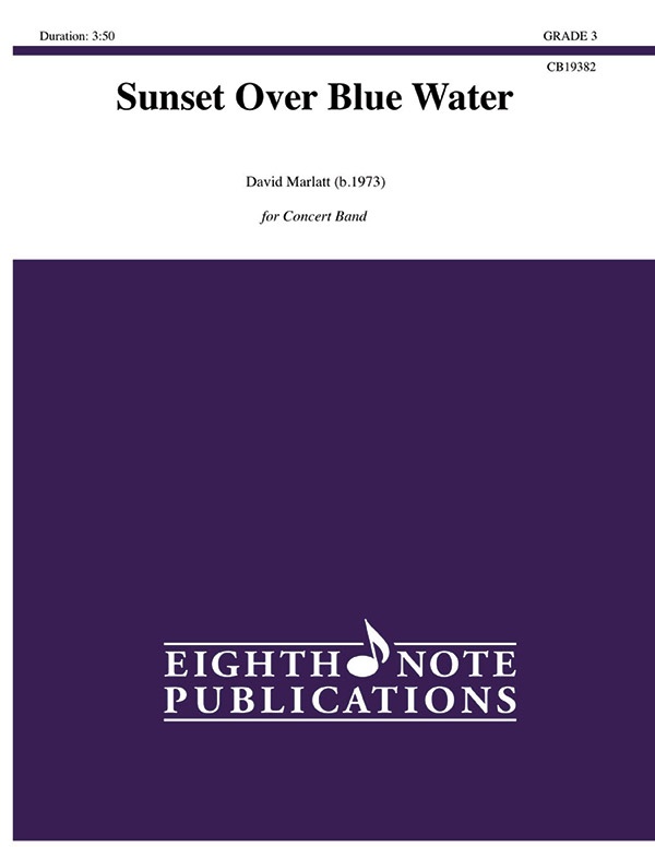 Sunset Over Blue Water Conductor Score & Parts