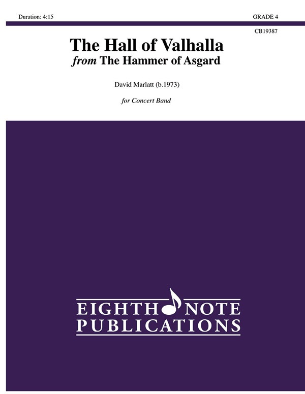 The Hall Of Valhalla From The Hammer Of Asgard Conductor Score & Parts