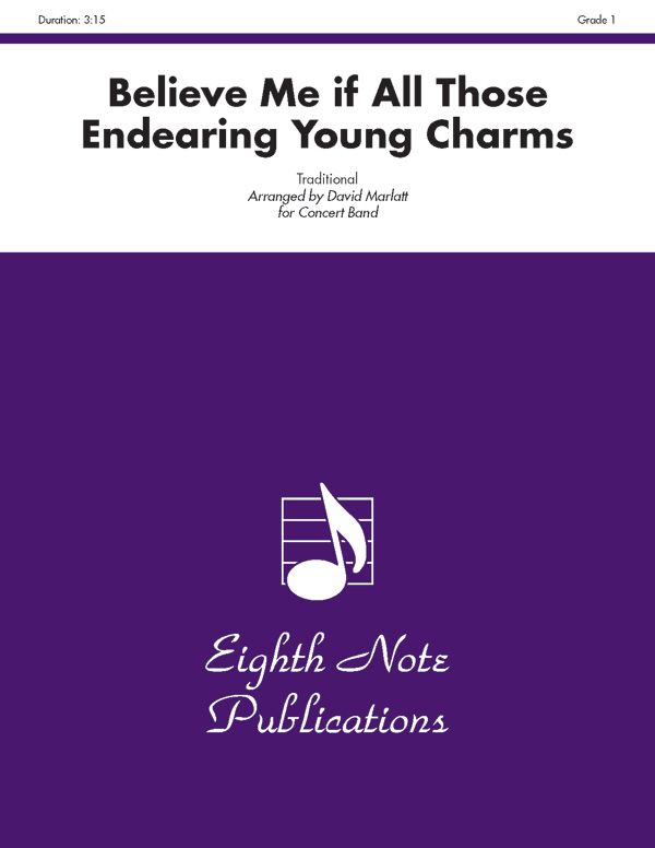 Believe Me If All Those Endearing Young Charms Conductor Score & Parts