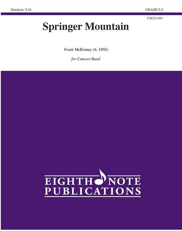Springer Mountain Conductor Score & Parts