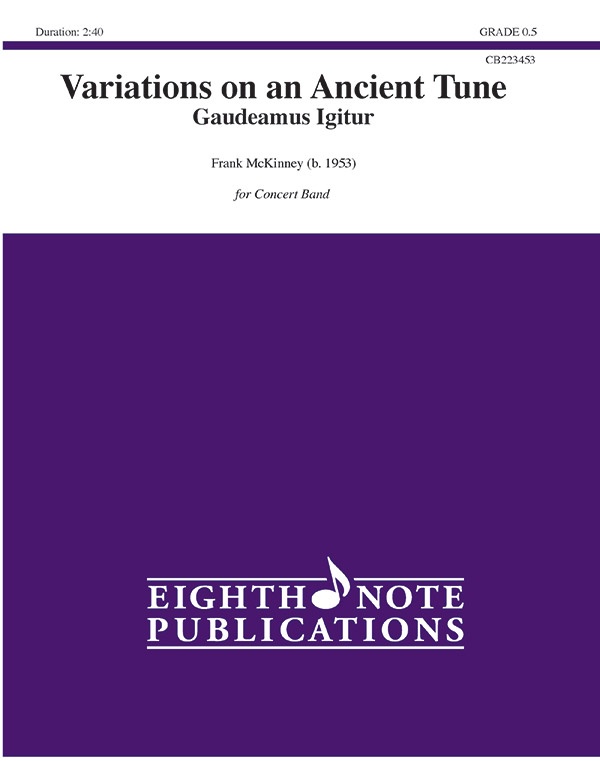 Variations On An Ancient Tune Gaudeamus Igitur Score And Parts