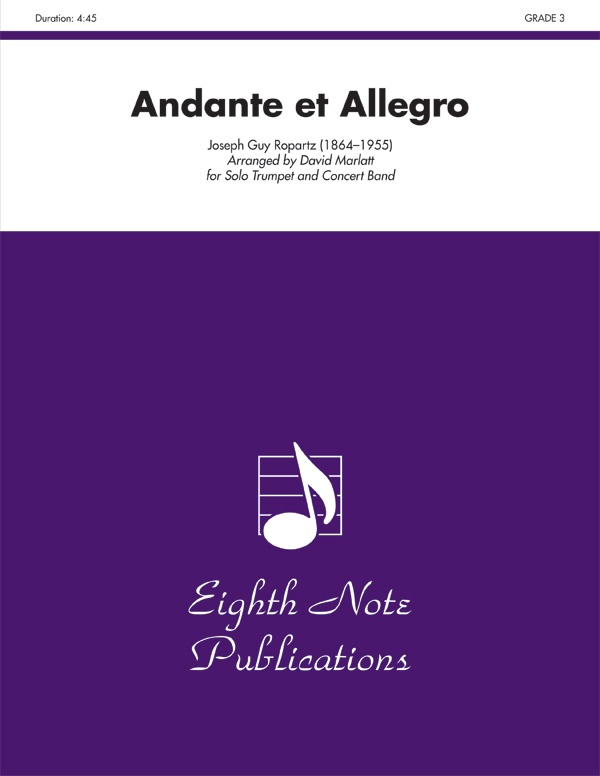 Andante Et Allegro Solo Trumpet And Concert Band Conductor Score