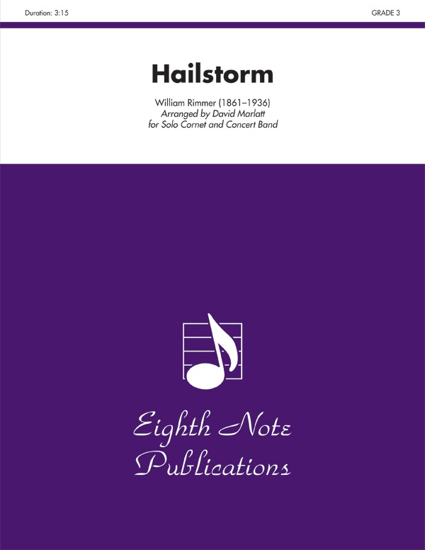 Hailstorm Solo Cornet And Concert Band Conductor Score & Parts