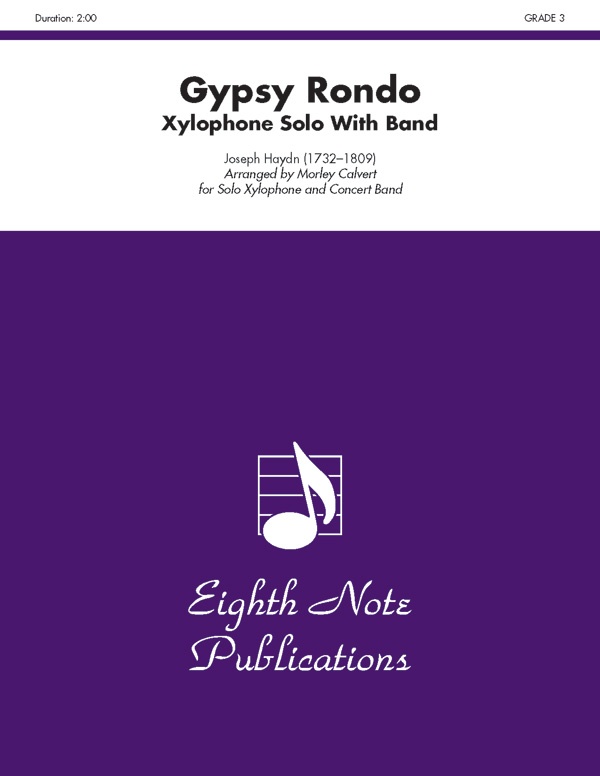Gypsy Rondo Xylophone Solo With Band Conductor Score & Parts